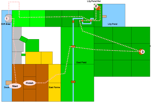 drunkathlon course map